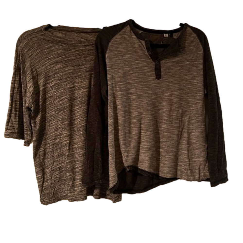 Bogo 2 Grey Unknown Brand Baseball Ts